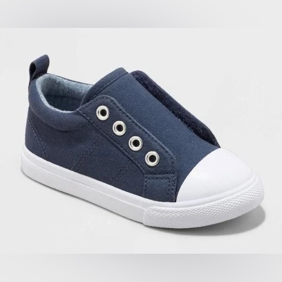 Cat & Jack Other - 🆕NWT Cat & Jack Dwayne Toddler Navy Blue Slip-On Sneakers size 7